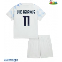 Inter Milan Luis Henrique #11 Bortedraktsett Barn 2025-26 Kortermet (+ Korte bukser)
